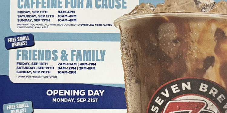 Free Drinks Are Coming! 7 Brew Gets Ready for Magee Opening