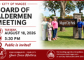 City of Magee Board  Agenda August 18, 2026