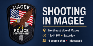 Shooting on Northeast side of Magee @ 12:44 PM Saturday—4 people shot 1 deceased