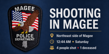 Shooting on Northeast side of Magee @ 12:44 AM Saturday—4 people shot 1 deceased