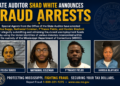 Auditor’s Office Makes Four Arrests as Part of Operation Payback