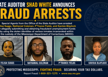Auditor’s Office Makes Four Arrests as Part of Operation Payback