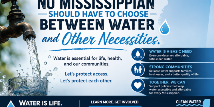No Mississippian Should Have to Chose Between Water & Other Necessities