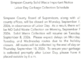 Labor Day Garbage Collection Schedule