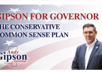 Gipson for Governor Campaign Releases Conservative Common Sense Plan for Mississippi