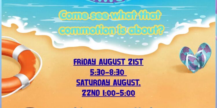 Ocean Commotion VBS August 21st 5:30-8:00