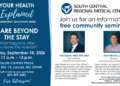 South Central to Host “Your Health Explained” Community Health Education Seminar Series