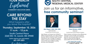 South Central to Host “Your Health Explained” Community Health Education Seminar Series