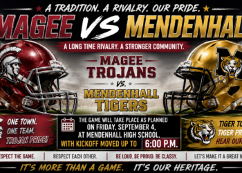 Magee VS Mendenhall on tap for Friday night beginning at 6 PM Tiger Field