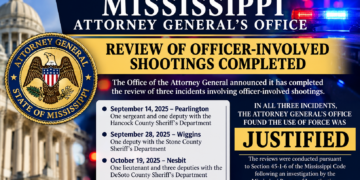 Statement from AG Lynn Fitch’s Office on Officer-Involved Shootings