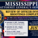 Statement from AG Lynn Fitch’s Office on Officer-Involved Shootings