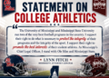 Statement from AG Fitch on College Athletics