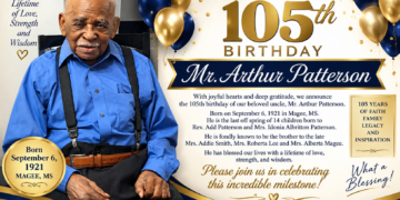 Happy 105th Birthday, Mr. Arthur Patterson