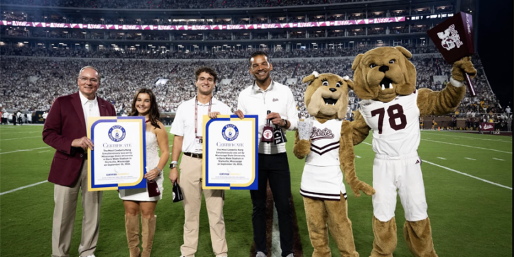 It was a night of cowbells, records and one heart-stopping finish at Davis Wade Stadium.