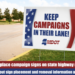 Political signs illegal on state right-of-way
