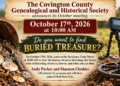 The Covington County Genealogical and Historical Society announces its October meeting