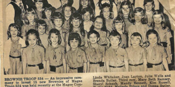 Check out the Picture of the Brownie Troop 534 from Way Way Back!