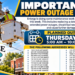 Important Power Outage Notice!