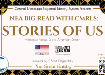 Central Mississippi Regional Library System Awarded $10,000 NEA Big Read Grant