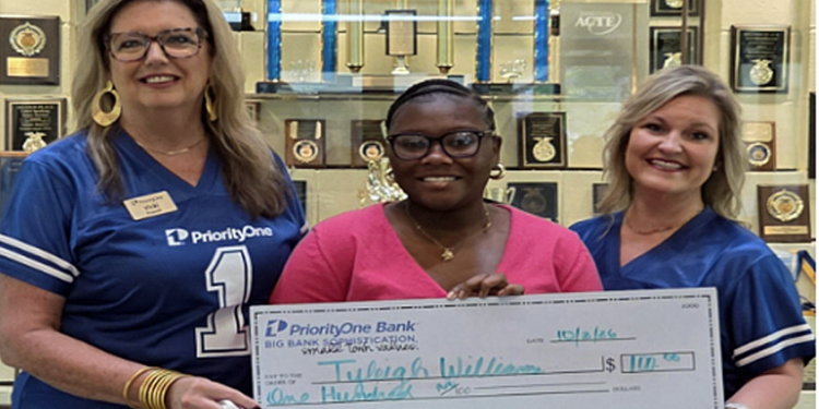 SCTC Names Tyleigh Williams Student of the Term!